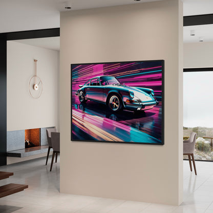 Neon Classic Porsche